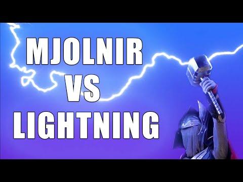 Summoning Lightning With Thor's Hammer (Mjolnir)