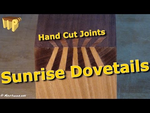 Sunrise Dovetail - Hand Cut Japanese Joint