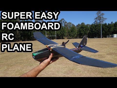 Super Easy Foamboard Trainer RC Plane! The EZ-PELICAN