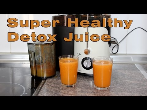 Super Healthy Carrot, Orange and Ginger Juice Recipe for Detox