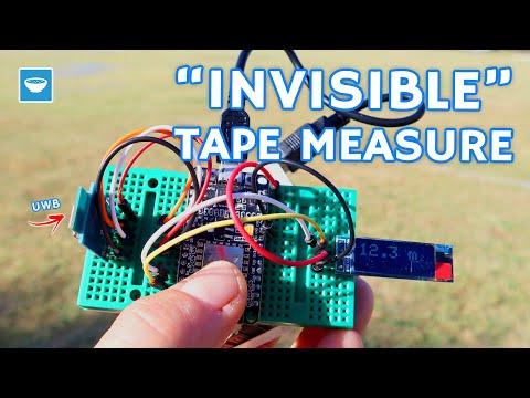 Super Simple Electronic Tape Measure with UWB Time of Flight Sensor