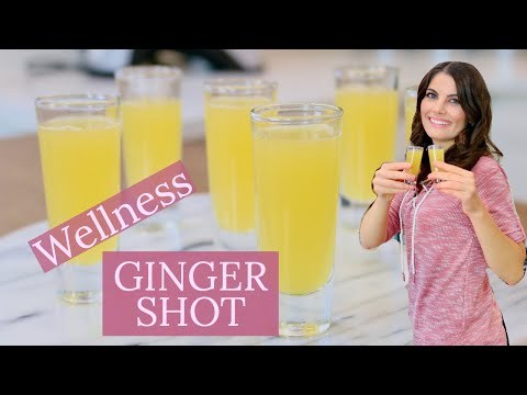 Superfood Wellness Ginger &amp;quot;Shot&amp;quot; | Wellness Drink | Recipe