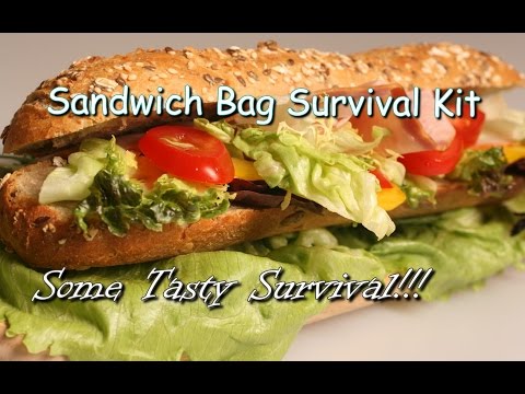 Survival Is For Lunch!! Sandwich Bag Survival Kit