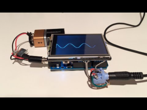 TFT Arduino oscilliscope