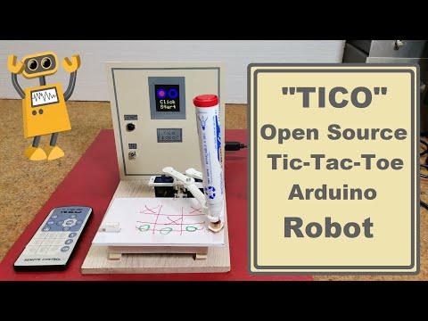 TICO - Open Source Tic-Tac-Toe Arduino Robot