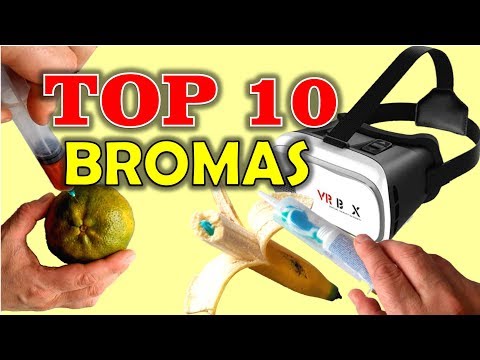 TOP 10 BROMAS - Bromas para hacer a tus amigos (Recopilaci&amp;oacute;n 2016 - 2017)