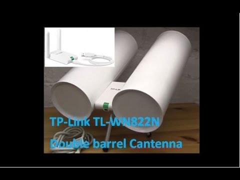 TP Link TL WN822N Double Barrel Cantenna