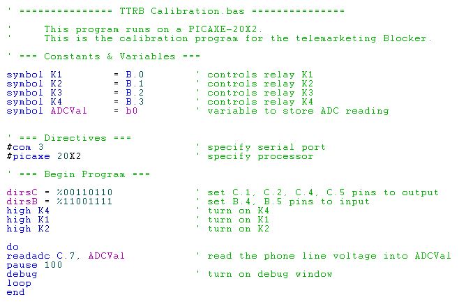 TTRB Calibration Program.JPG