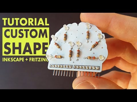 TUTORIAL: how to make custom PCB shapes (with Inkscape and Fritzing)