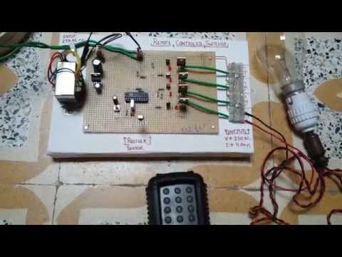 TV remote Appliance switch using 8051 and Bt136 triac