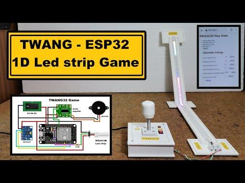 TWANG ESP32 Led Strip 1D Game