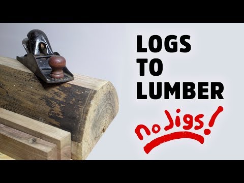 Table Saw Tip - Cutting Logs Into Boards - HNB #14