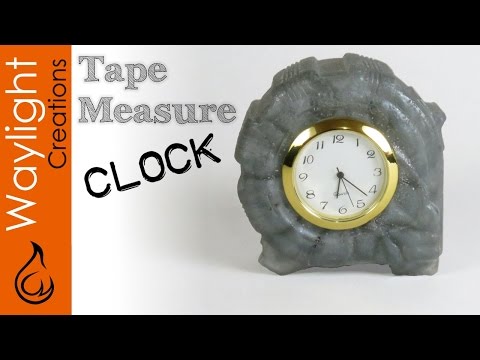 Tape Measure Clock - A Resin Clock