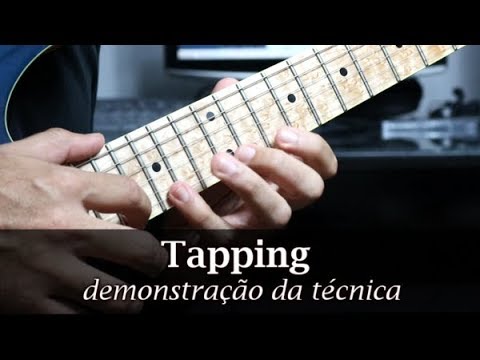 Tapping na Guitarra (demonstra&amp;ccedil;&amp;atilde;o) | aulasecursosdeguitarra.net