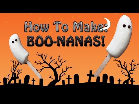 Tasty, Healthy and Spooky Boo-Nanas!