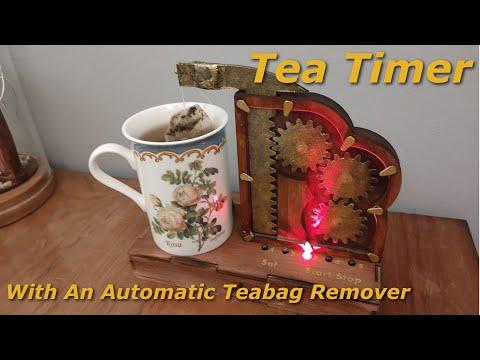 Tea Timer With An Automatic Teabag Remover