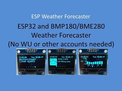 Tech Note 050 ESP Weather Forecaster - No External Data Needed