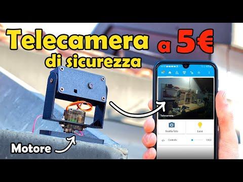 Telecamera di Videosorveglianza WiFi a 5&euro; - ESP32 cam - Fai da Te