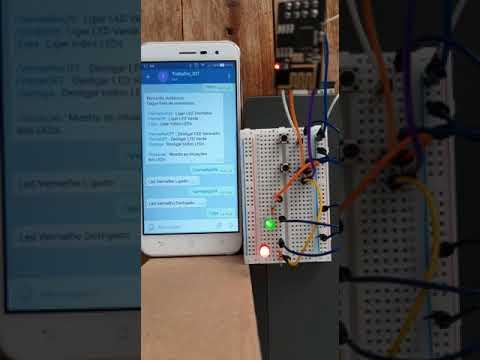 Telegram LEDs ESP8266 esp-01