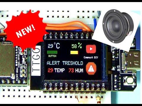 Temperature Alert Device! Project Made By Visuino!