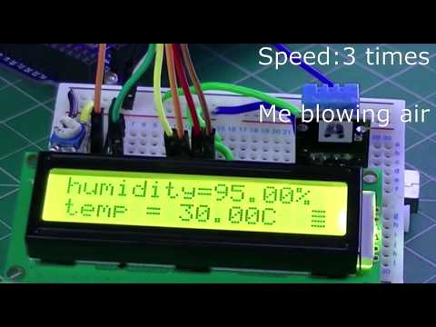 Temperature and humidity Sensor with Arduino and Lcd display