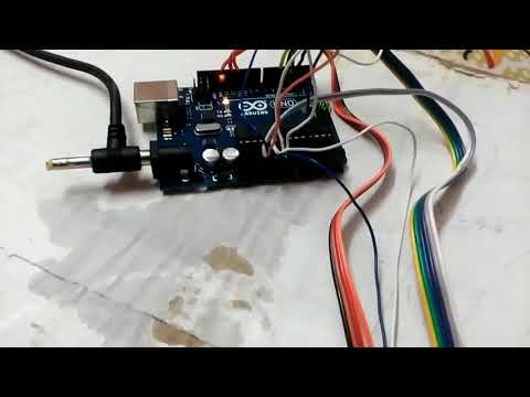 Temperature sensor using LM 35