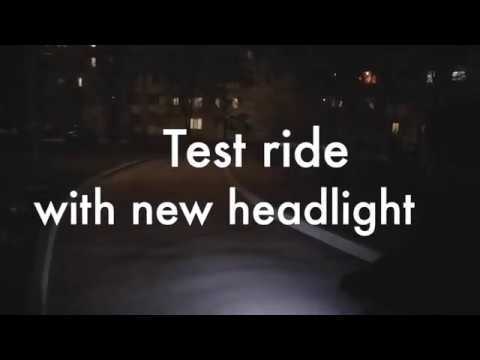 Test Ride With Updated Headlight