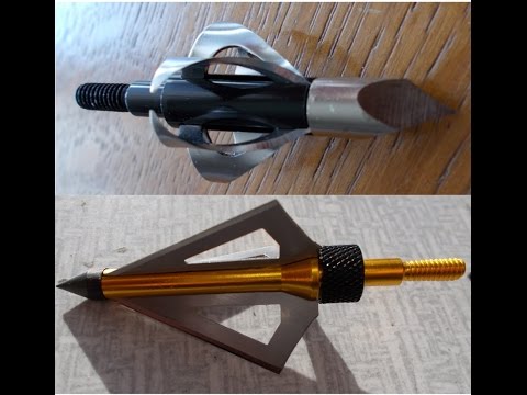 Test grot&amp;oacute;w myśliwskich  z Aliexpress.com  / Testing hunting broadheads  from Aliexpress.com