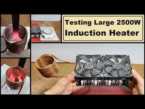 Testing 2500W Large Induction Heater