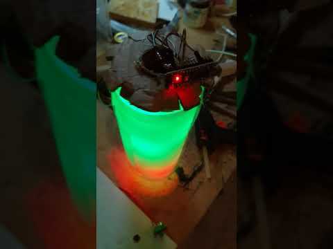 Testing LEDs in bottle