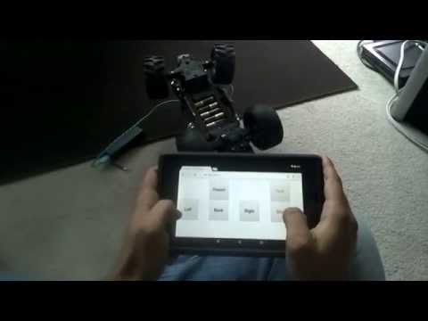 Testing Monster Truck Raspberry Pi Controller - using a flask app