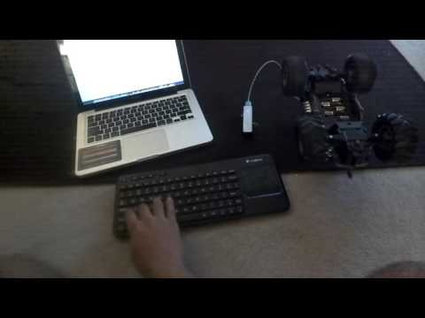 Testing Monster Truck Raspberry Pi Keyboard controller