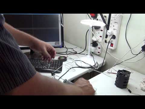 Testing a Piezo Electrical Element with a Bitscope Micro Oscilloscope