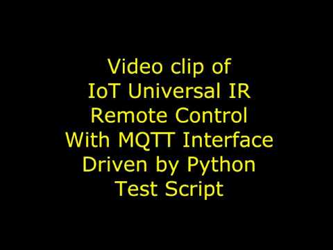 Testing an IoT Universal IR Remote Controller