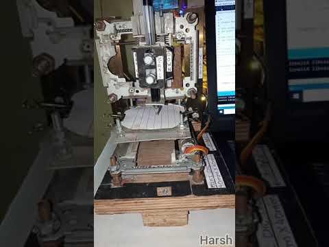 Testing of X and Y axis stepper motor (CNC machine)#Part2