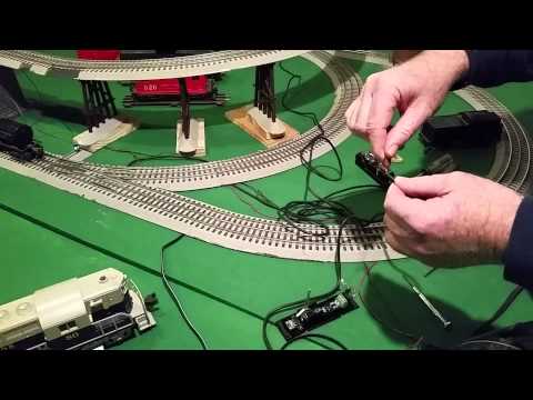 Testing the Lionel Train Switch Circuit.