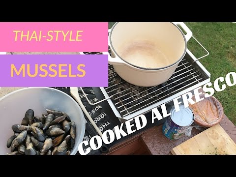 Thai Style Mussels - Cooked Al Fresco