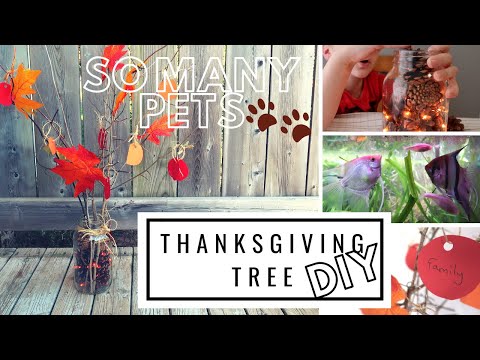 Thanksgiving DIY decor with Benny | Plus SO many PETS at Grandma's!