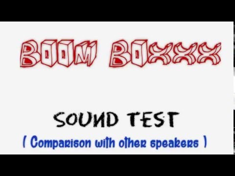 The BOOM BOXXX sound test...!!!