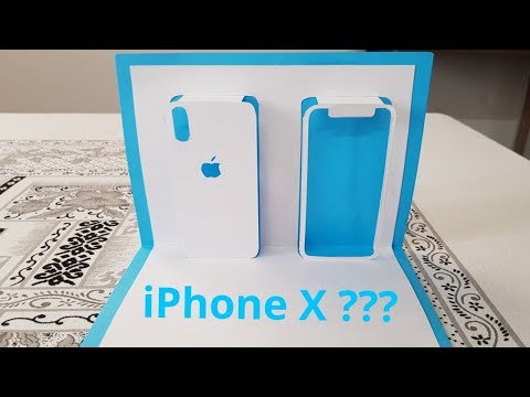 The Best &amp;amp; Most Unique iPhone X (?)| iPhone X Pop-up Greeting Card| How -to