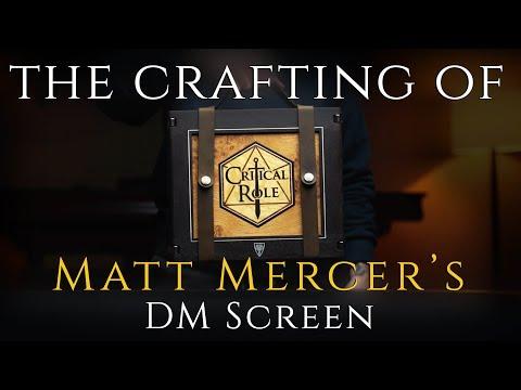 The Crafting of Matt Mercer's DM Screen