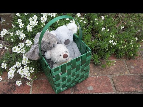 The Fantastic Plastic Basket - Woven From Polyester Strapping