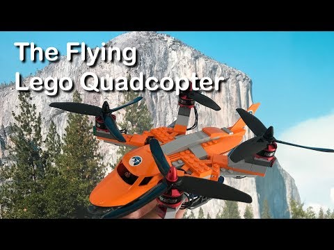 The Flying Lego Quadcopter - first flight and how it works