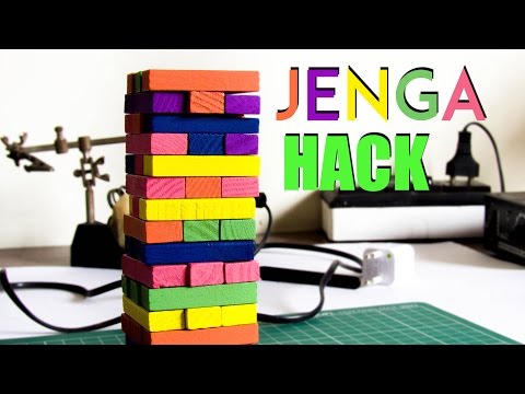 The Jenga Hack || Jenga Meets LASER || Best JENGA MOD