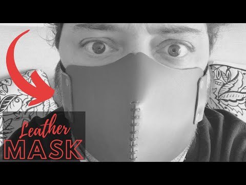 The Leather Mask | Tutorial | Download Free Pattern | ASMR