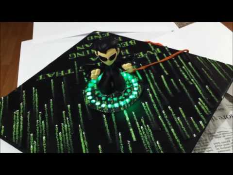 The Matrix Movie Themed Graduation Cap