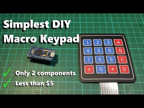 The Simplest DIY Macro Keypad with Arduino