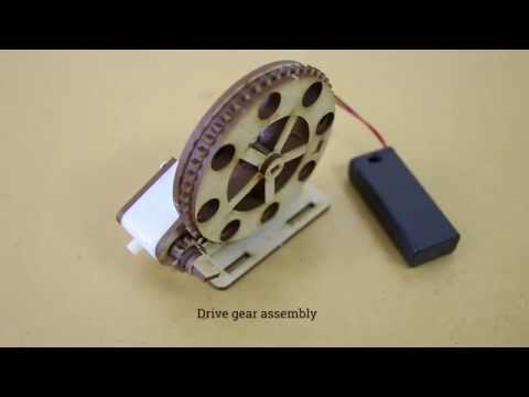 The Solarbotics Marble Machine Assembly - Battery Edition