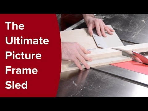 The Ultimate Picture Frame Sled with Micro Jig Zero Play Guide Bar