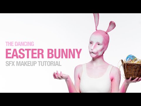 The dancing easter bunny sxf makeup tutorial